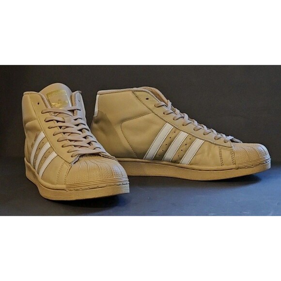 Adidas Originals Pro Model Men's Shoes Sz 10.5 Tumbleweed Khaki Hard Clam Toe - Picture 11 of 14
